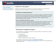 Tablet Screenshot of help.mozbrowser.nl